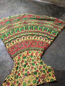 Vintage Print Maxi Skirt