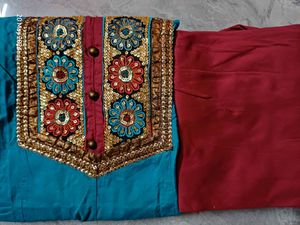 Handmade anarkali suit