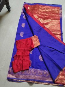 💙Litchi Silk Saree