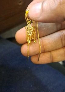 Elegant Gold Dangle Earrings