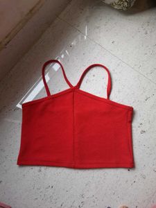 Red Crop Top For Women