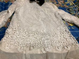 Pretty While Lace Dress