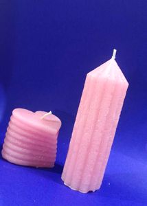 Light Pink Candles Set