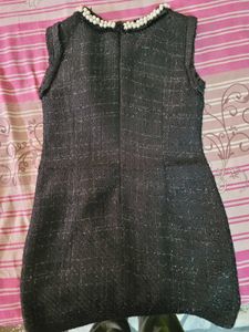 Chic Sparkly Tweed Dress