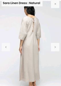 Elegant Linen Maxi Dress