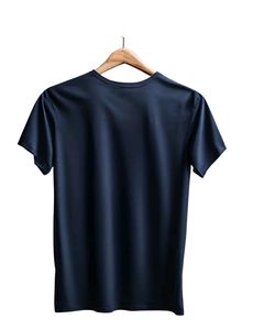 💥New Men&#39;s Premium Solid Cotton Navy Blue T-shirt