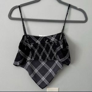 Hnm Plaid Cami Top