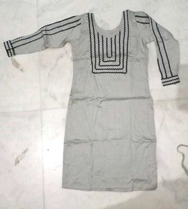 Elegant Grey Kurta