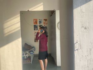 Maroon Embellished Cardigan