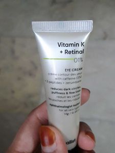 Minimalist Vitamin K+ Retinal 01% Eye Cream