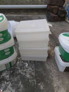 Plastic Storage  Containers Different Sizes