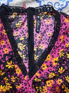 Floral Print Mini Dress