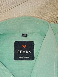 Peaks Brand Men Shirt Size 40