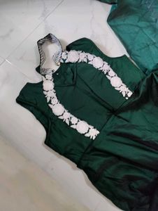 set of 2 Elegant Green Ethnic Dress