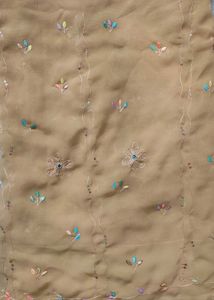 Y2k Aesthetic Beige Saree