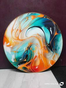 paintings Abstract modern art Crystal Embedded