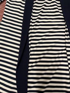 Blue And White Long Shrug