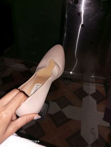 Nude Block Heels