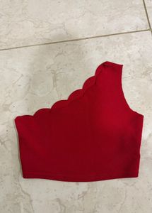 red crop top new
