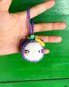 Crochet Kitty Charm Set Of 2