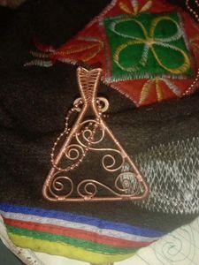 Trikonian Pendent Locket Handmade Copper Etsy Stuf