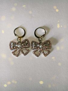 Bow Drop Earrings