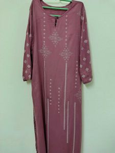 Elegant Mauve Kurta