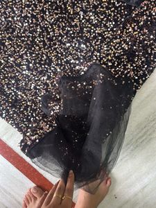 Sequin Lehenga Choli Set (M)
