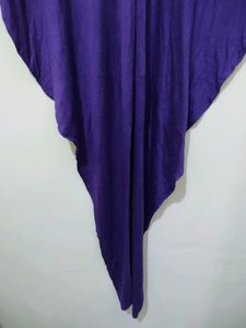 Purple Viscose Dhoti Salwar