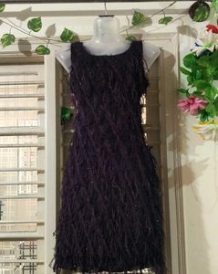 Feathered Party Dress