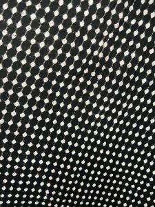 Black &amp; White Dotted Stole