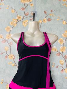 Black &amp; Pink Romper