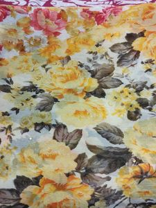 Floral Georgette saree