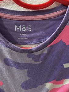 M&amp;S Camo Long Sleeve Top