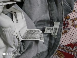Forever 21 Grey Denim Pant For Women