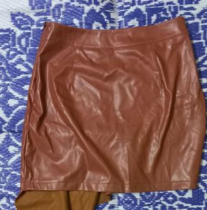Urbanic Leather Skirt For Party &amp; Vacations