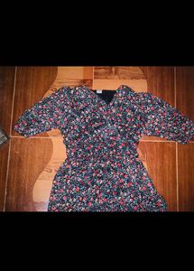 Floral Print Mini Dress