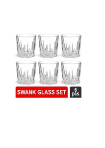 New Swank Whiskey Glasses - Set of 6