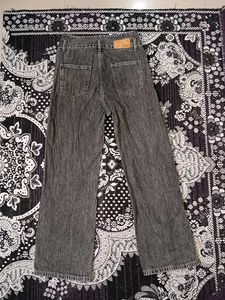 Stylish Grey Denim wide leg Jeans