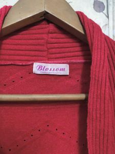 Women&#39;s Beautiful Warm Red Cardigan ❣️