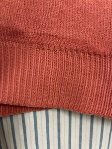 Oversized Comfy Coral Knit Sweater