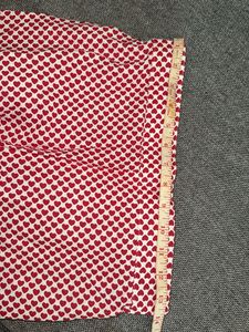 Red Heart Print Pants