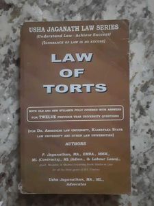 Law of Torts Book