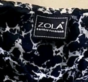 ZOLA Black And White Top