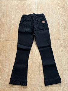 Black Flare Leg Pants