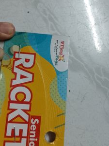 Racket Bats 2 Red And Yellow New Never Used