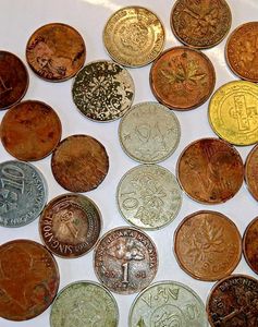 Random Foreign Coins 25 Pcs