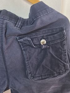 Black Cargo Shorts