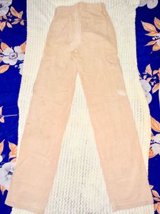 Beige Cargo Pants