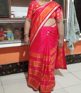 Pink Saree